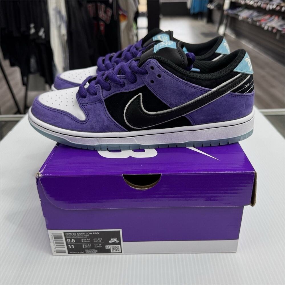 Size 9.5 - Hayley Wilson x Nike SB Dunk Low Pro Court Purple HJ0513-500